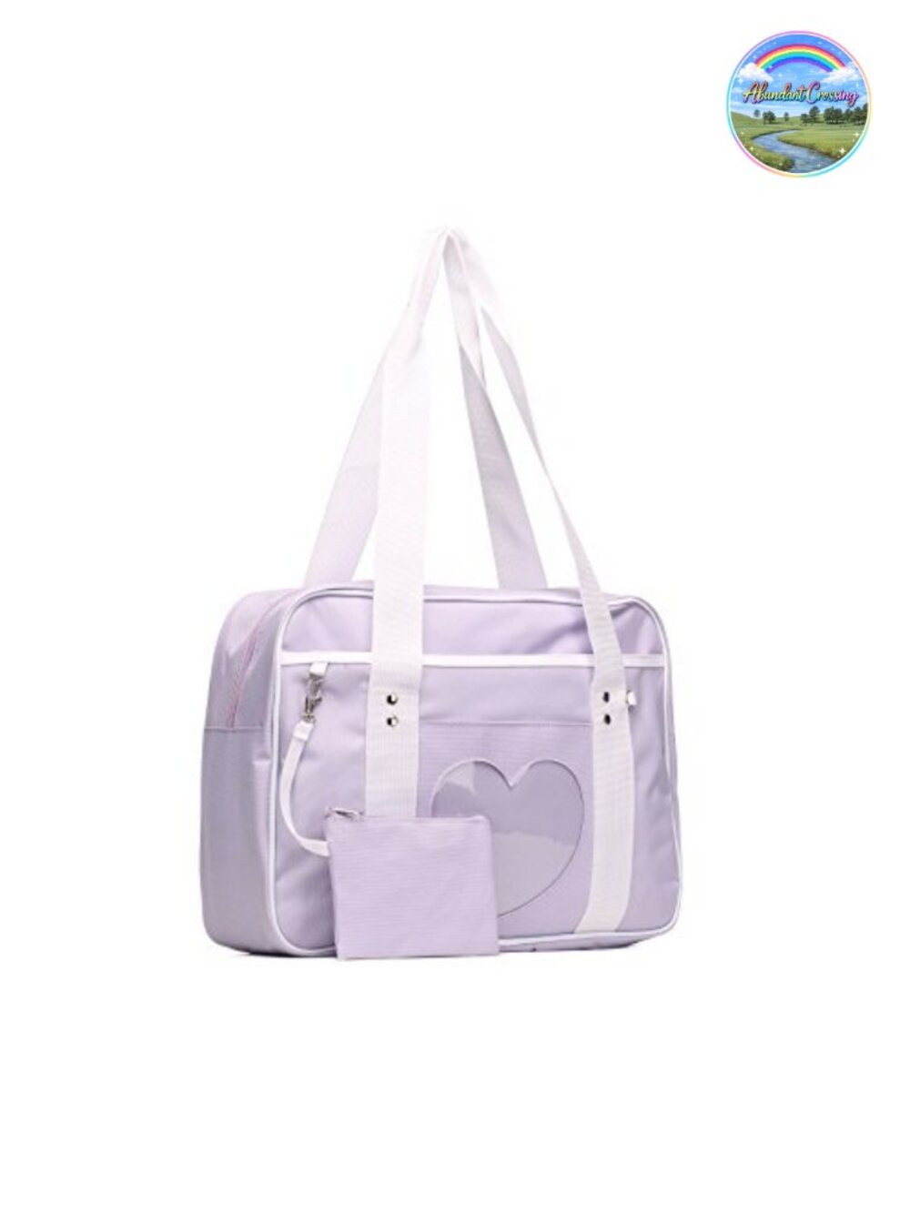 Kawaii Ita Bag Clear Window Tote Purse Shoulder Bag Large Oxford